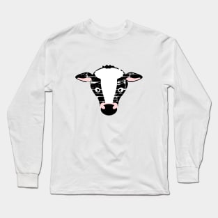 Cute Cow Face Long Sleeve T-Shirt
